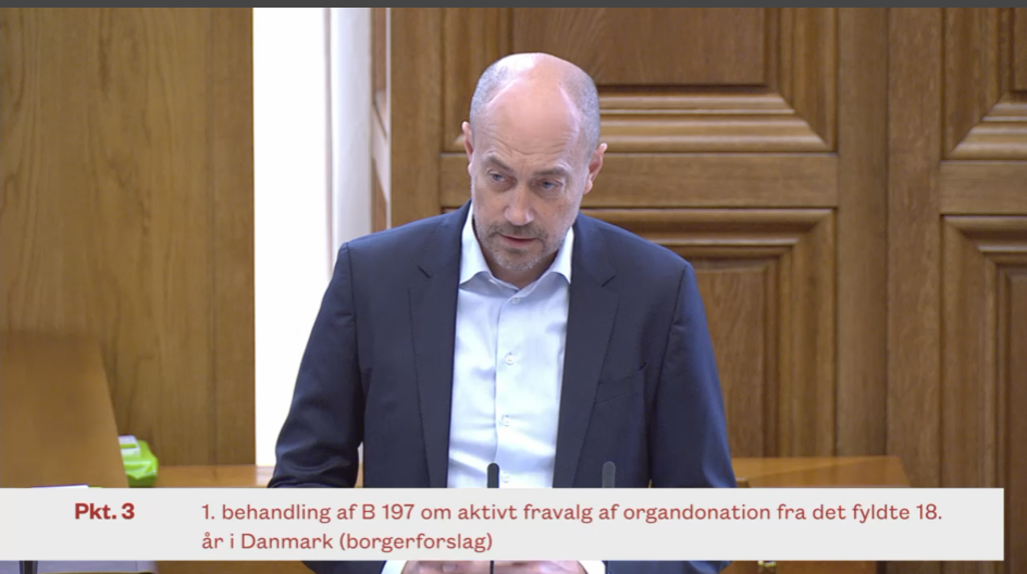 Tidl. Sundhedsminister, Magnus Heunicke (S), Folketingets talerstol 3.juni 2022 (Kilde: ft.dk)